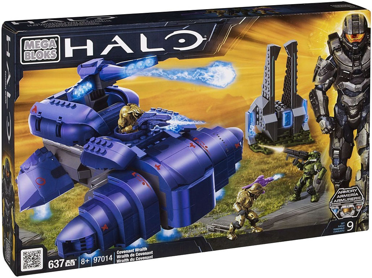 Mega Bloks Halo Covenant Wraith Set #97014