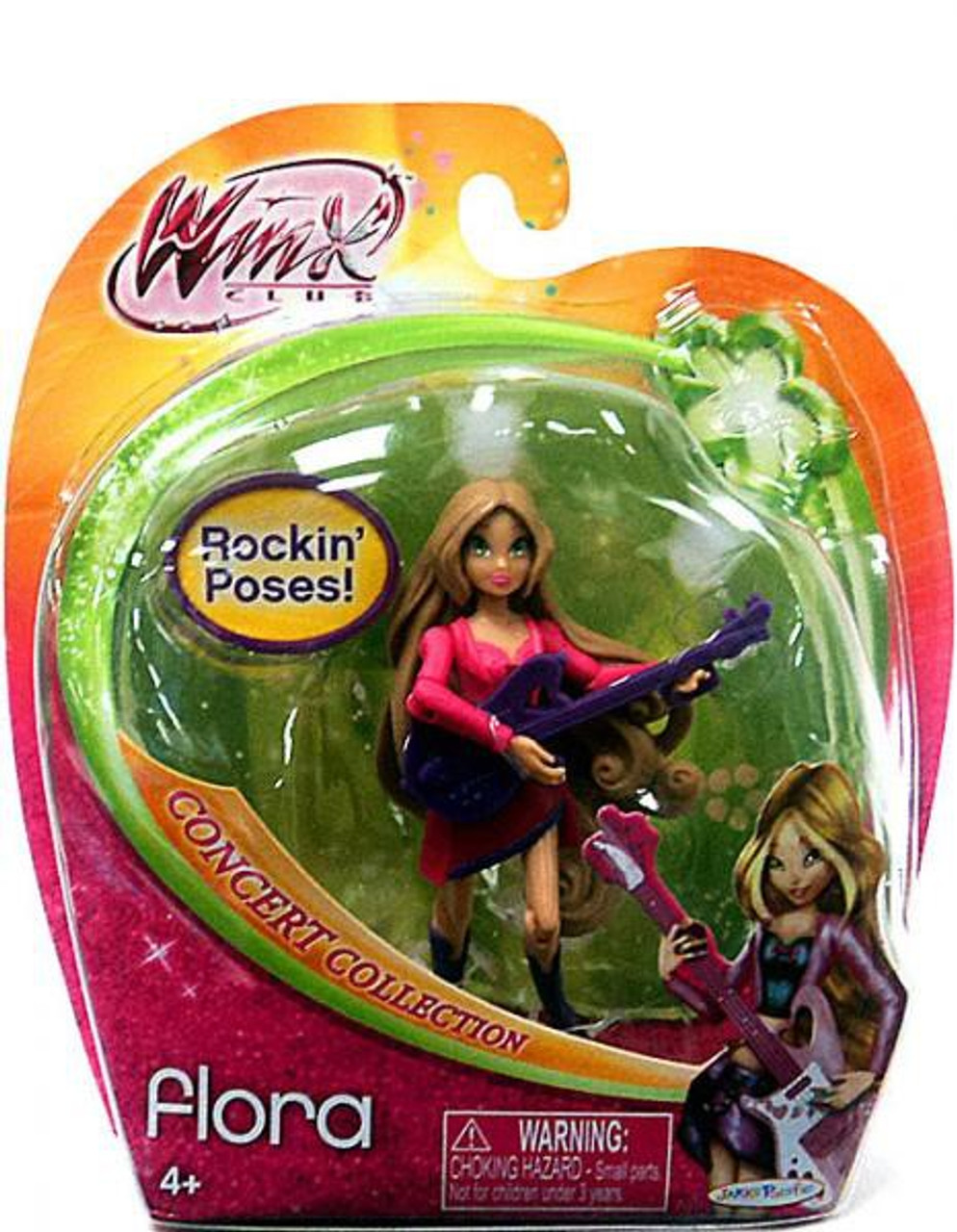 Winx Club Concert Collection Flora 3.75-Inch Doll Figure