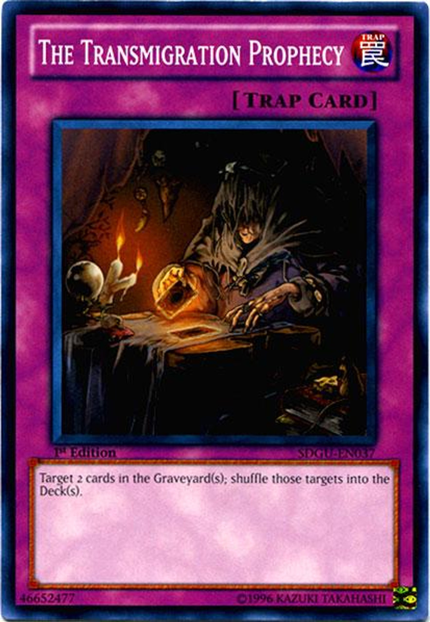 YuGiOh 5D's Structure Deck: Gates of the Underworld Common The Transmigration Prophecy SDGU-EN037