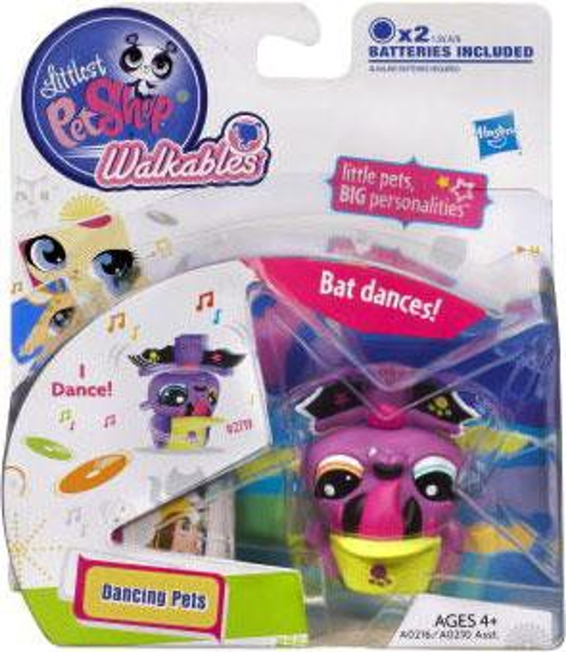 Littlest Pet Shop Walkables Dancing Pets Bat Figure