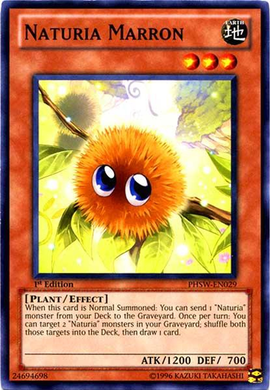 YuGiOh Zexal Photon Shockwave Common Naturia Marron PHSW-EN029