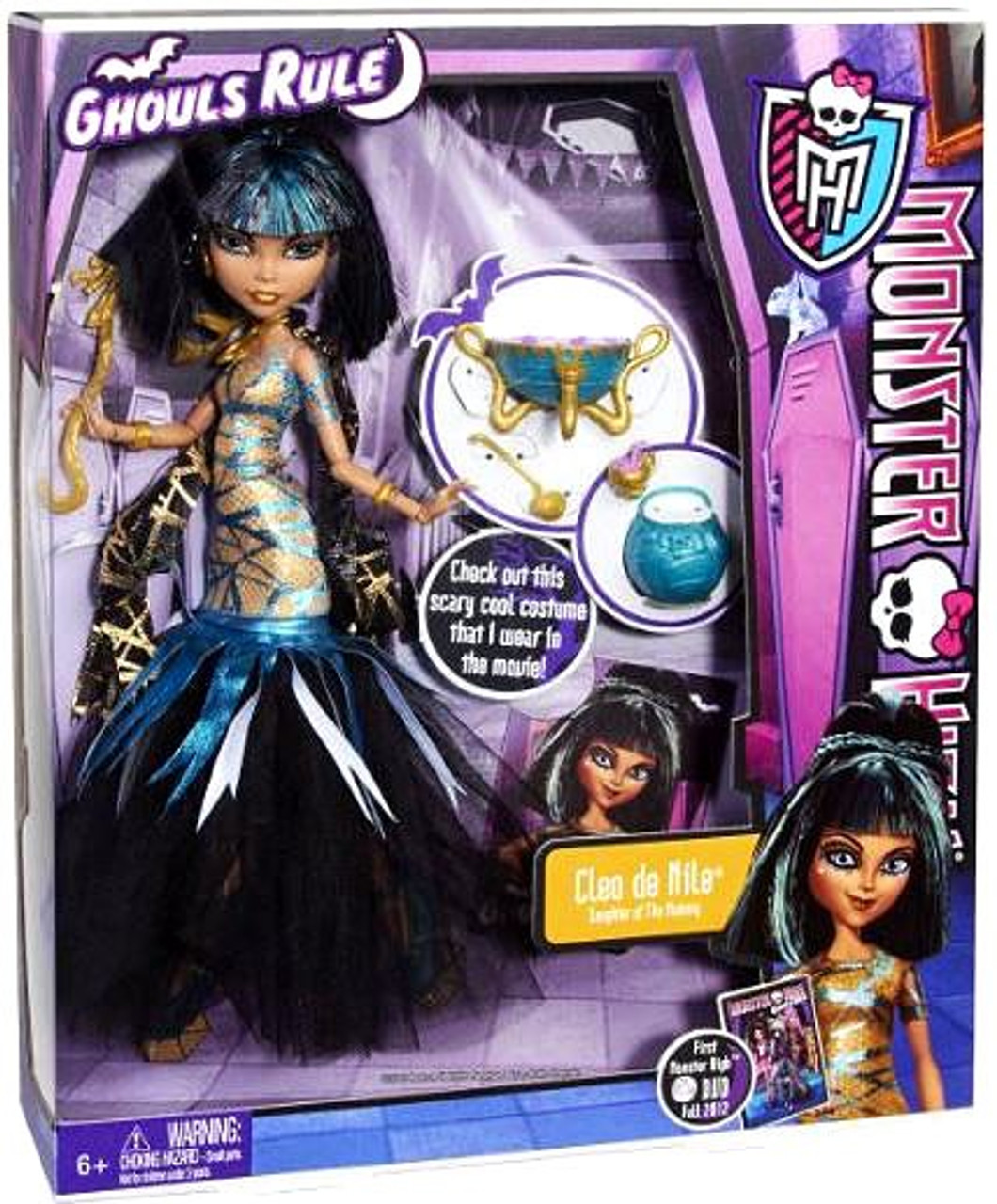Monster High Ghouls Rule Cleo de Nile 10.5-Inch Doll