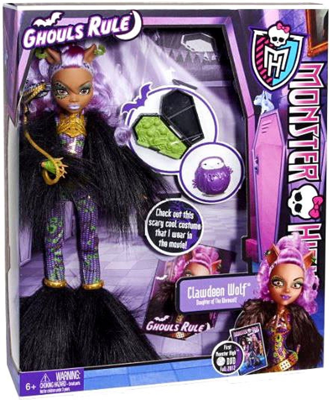 Monster High Ghouls Rule Clawdeen Wolf 10.5-Inch Doll