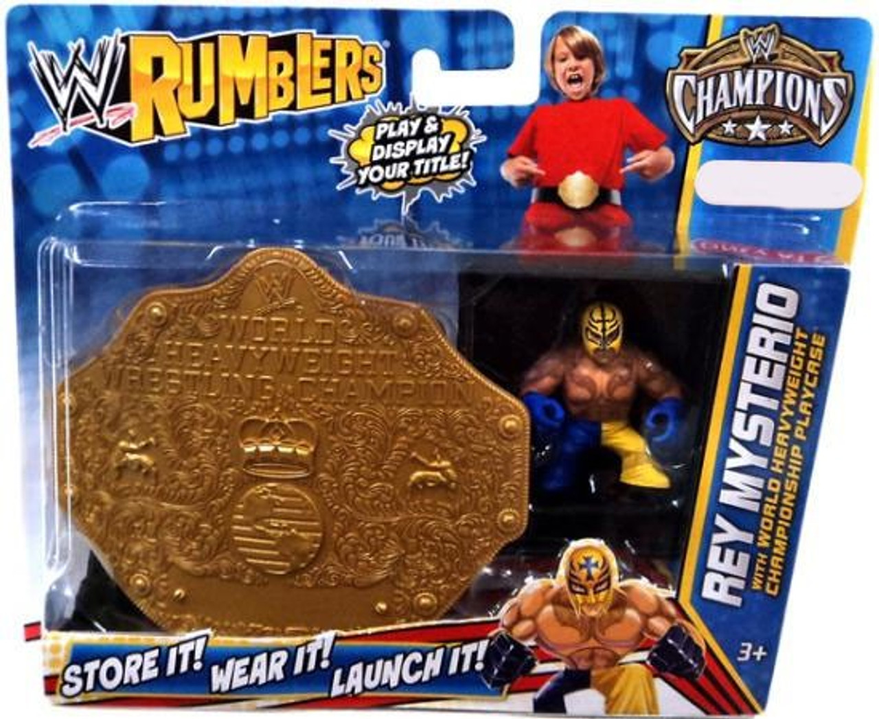WWE Wrestling Rumblers Champions Rey Mysterio Exclusive Mini Figure