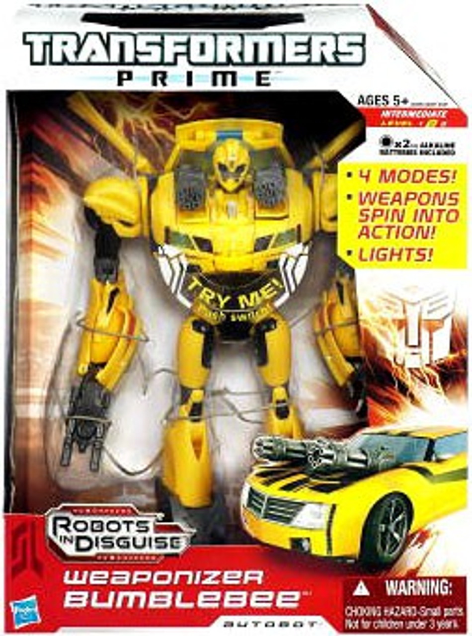 Transformers Prime Robots in Disguise Weaponizer Bumblebee Action Figure
