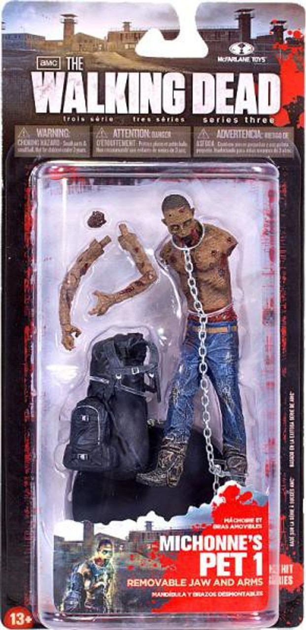McFarlane Toys Walking Dead AMC TV Series 3 Michonne's Pet Zombie 1 Action Figure