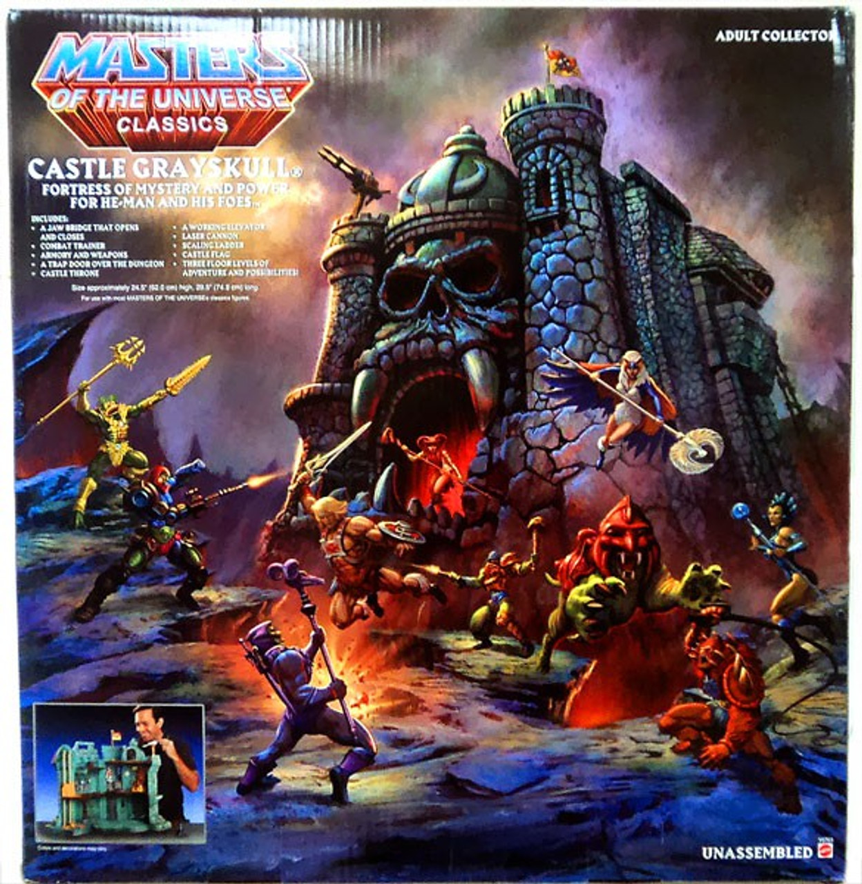 Masters of the Universe Classics Club Eternia Castle Grayskull Exclusive Action Figure Playset