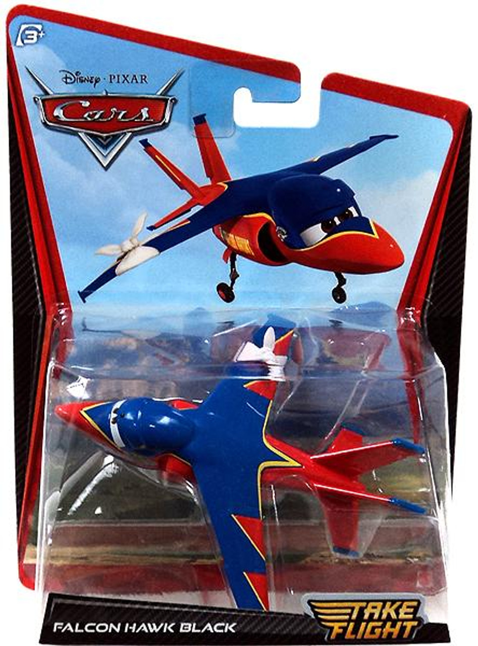 Disney Cars Take Flight Falcon Hawk Black Diecast Car
