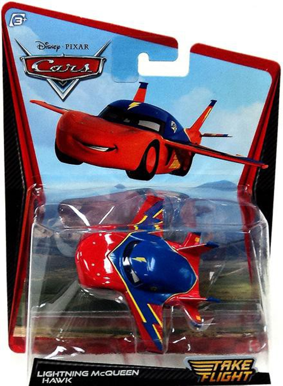 Disney Cars Take Flight Lightning McQueen Hawk Diecast Car