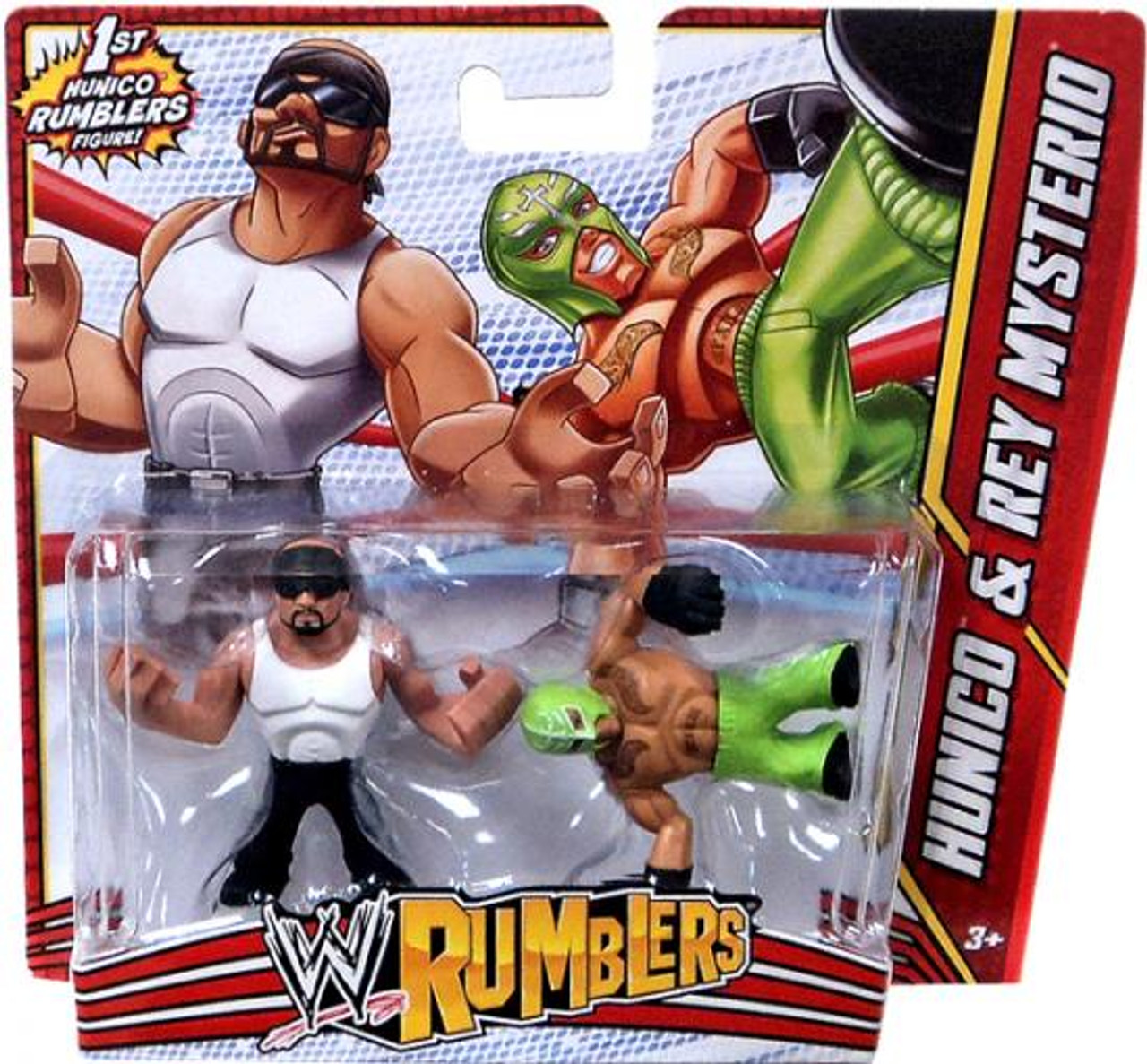 WWE Wrestling Rumblers Series 3 Hunico & Rey Mysterio Mini Figure 2-Pack