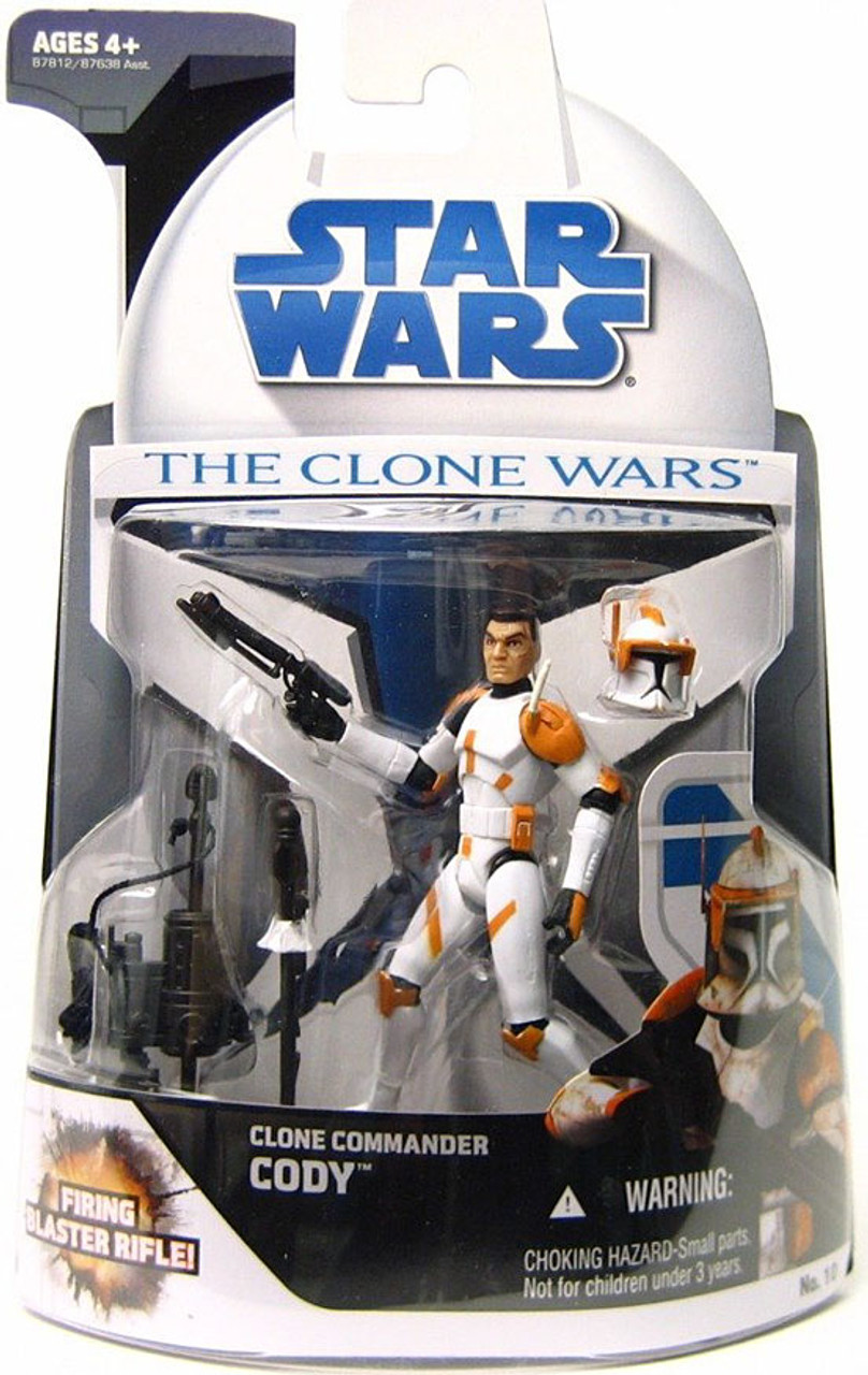 Star Wars The Clone Wars Clone Wars 2008 Clone Commander Cody Action Figure #10