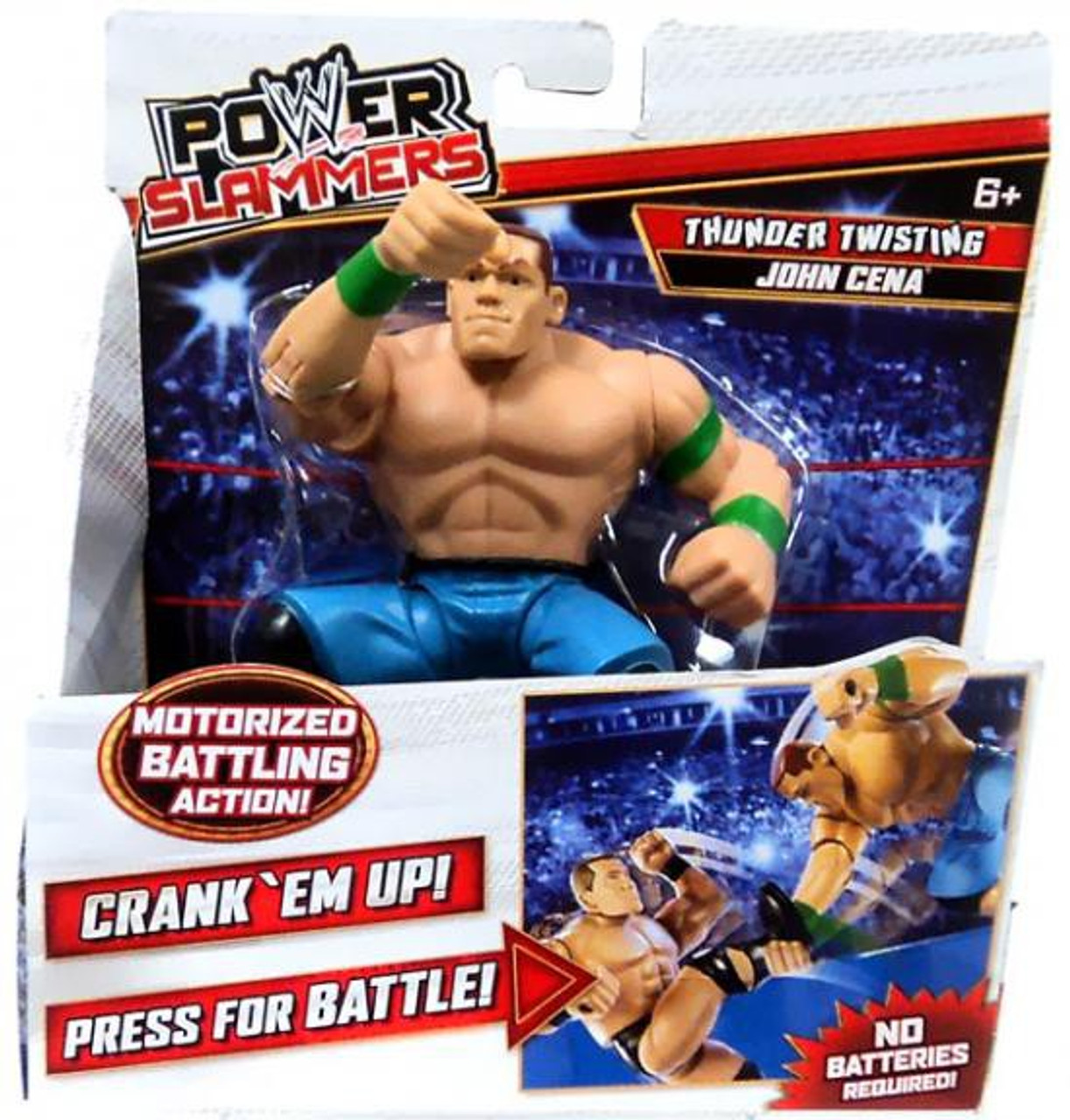 WWE Wrestling Power Slammers Thunder Twisting John Cena Action Figure