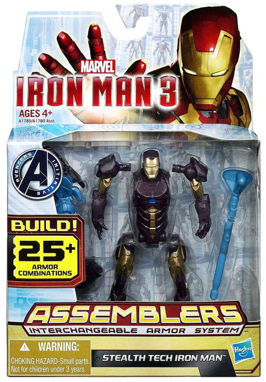 Iron Man 3 Assemblers Stealth Tech Iron Man Action Figure 