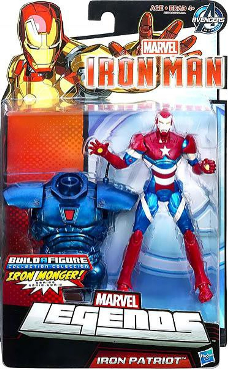 Marvel Legends Iron Monger Series Iron Patriot Action Figure Hasbro ...