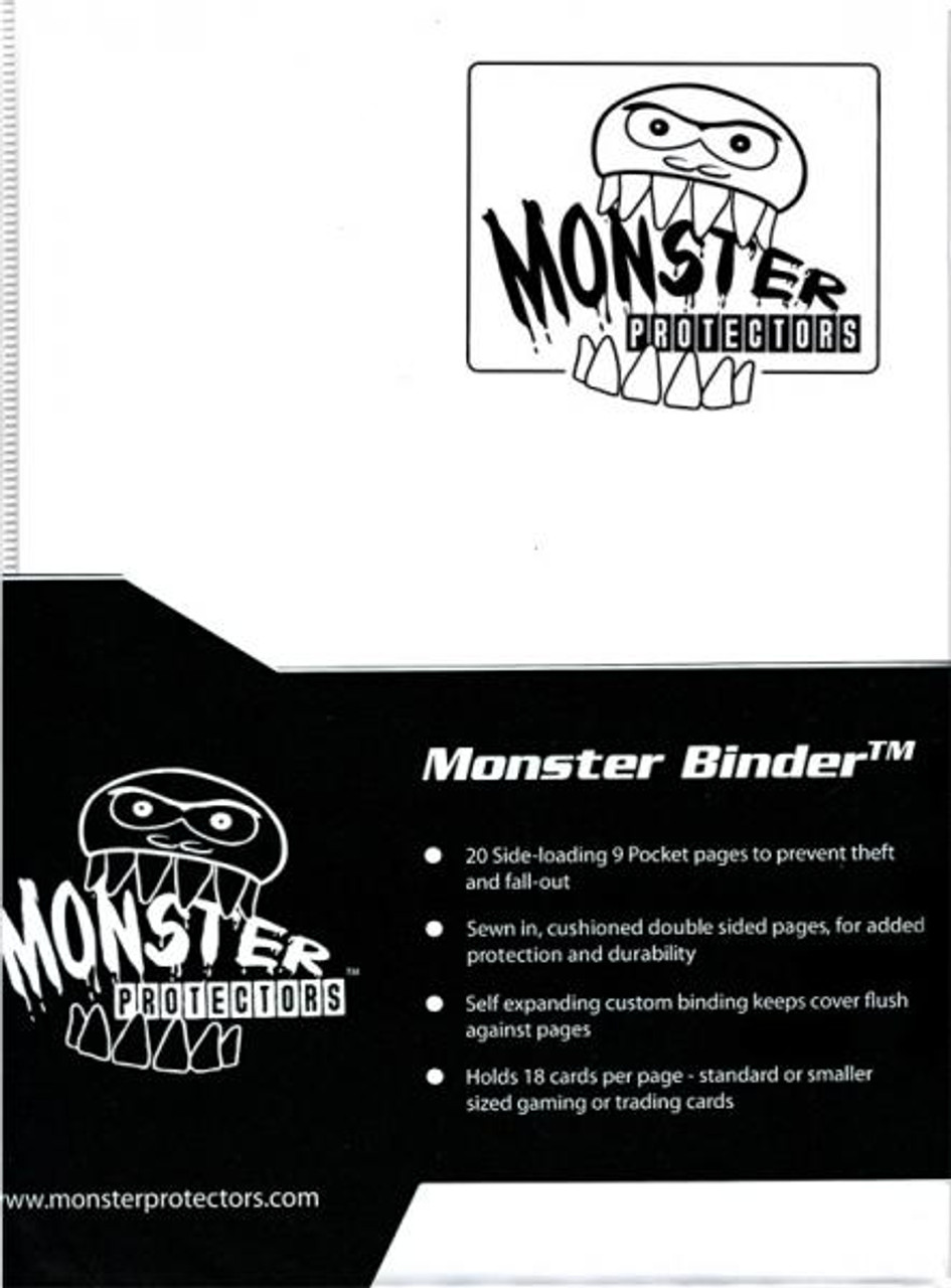 Card Supplies Matte White 9-Pocket Binder