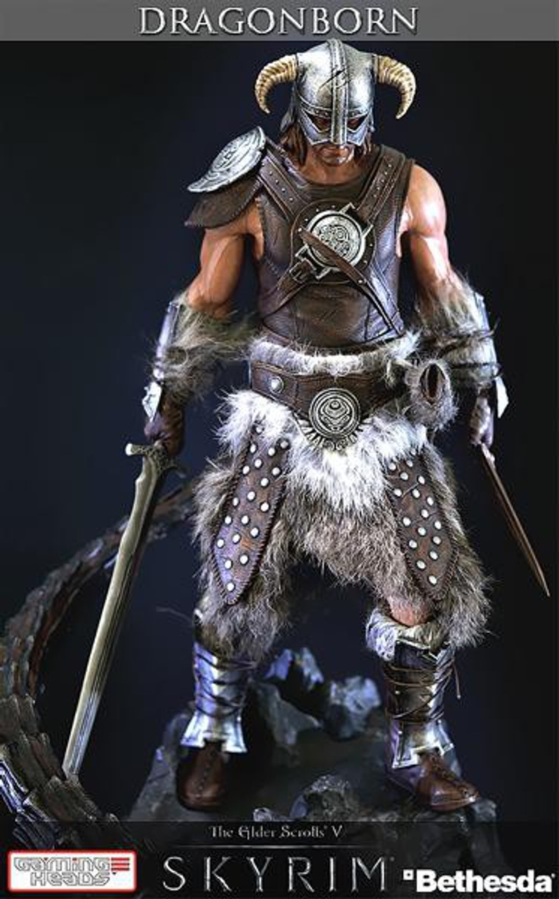 Elder Scrolls Skyrim Dragonborn 16-Inch Statue