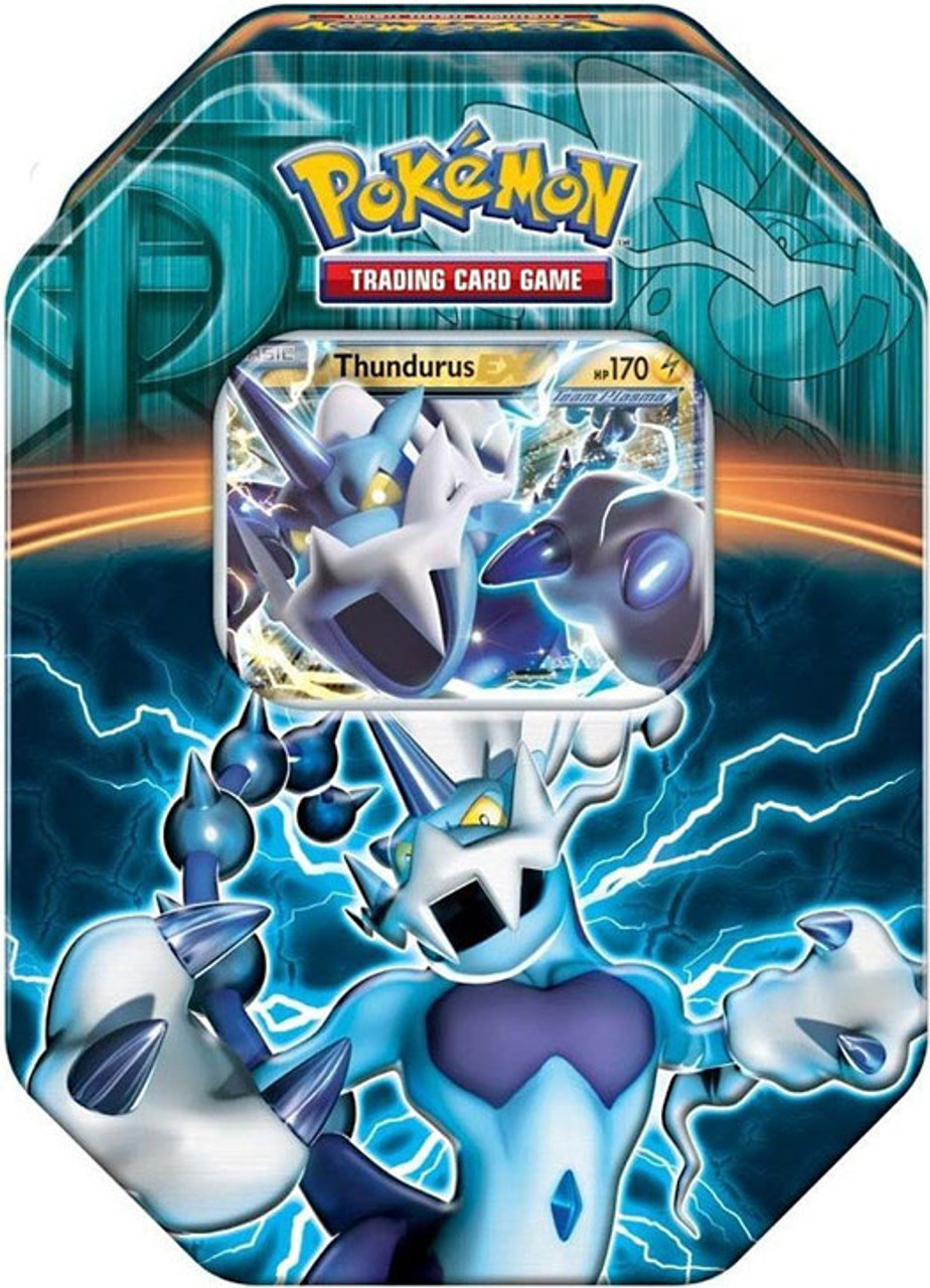 Pokemon Black & White Fall 2013 Team Plasma Thundurus EX Collector Tin