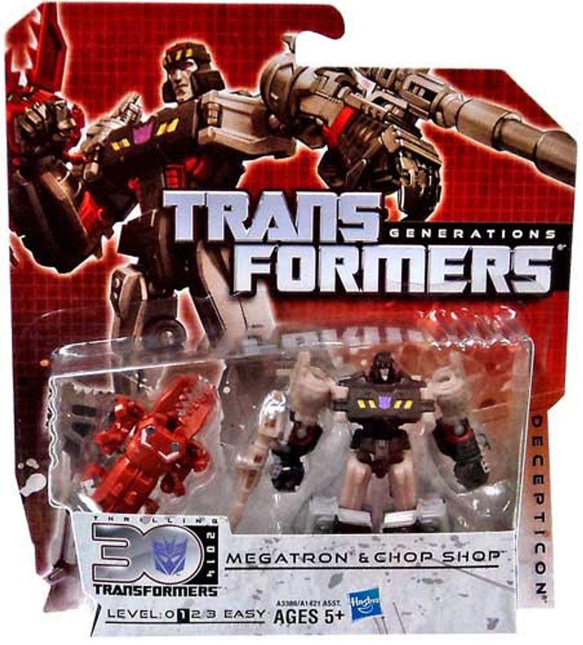 Transformers Generations 30th Anniversary Legends Megatron & Chopshop Legend Action Figure 2-Pack