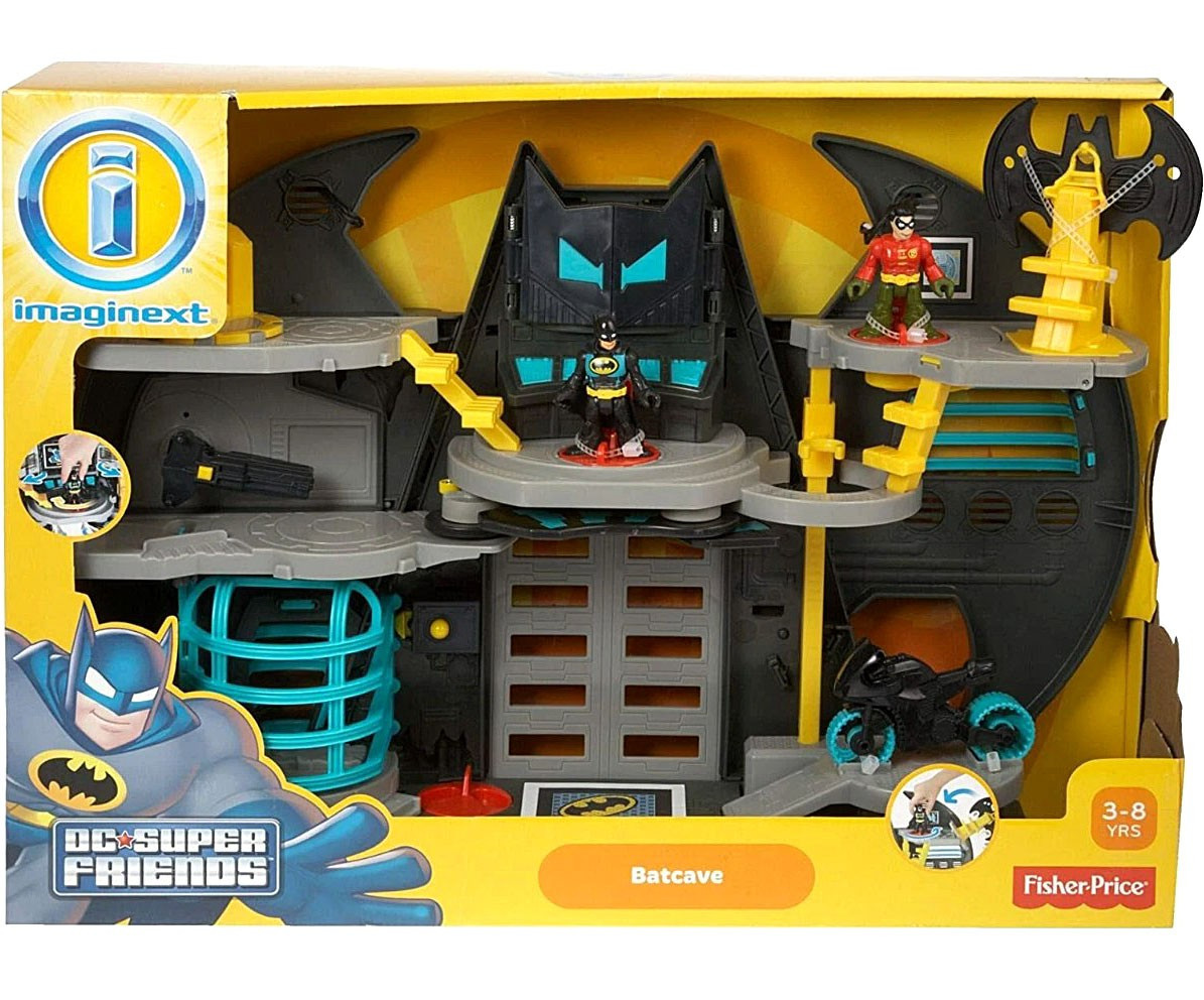 Imaginext Combinaison De Vol Batman Avec Effets Sonores Et Lumières - 36,5 Cm - Figurine Articulée Incluse - Jouet 3 Ans Et Plus