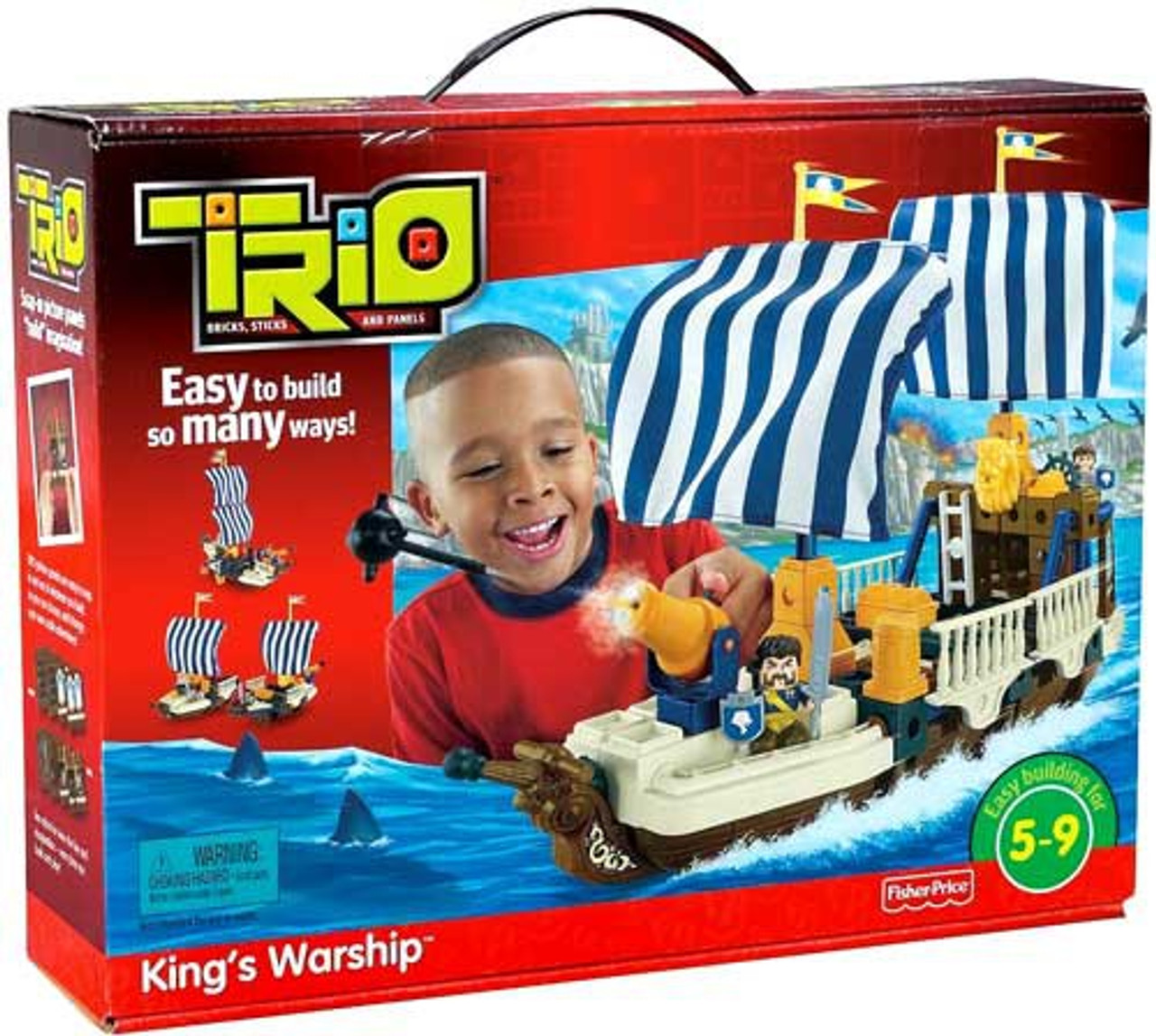 Fisher Price TRIO King's Warship Playset
