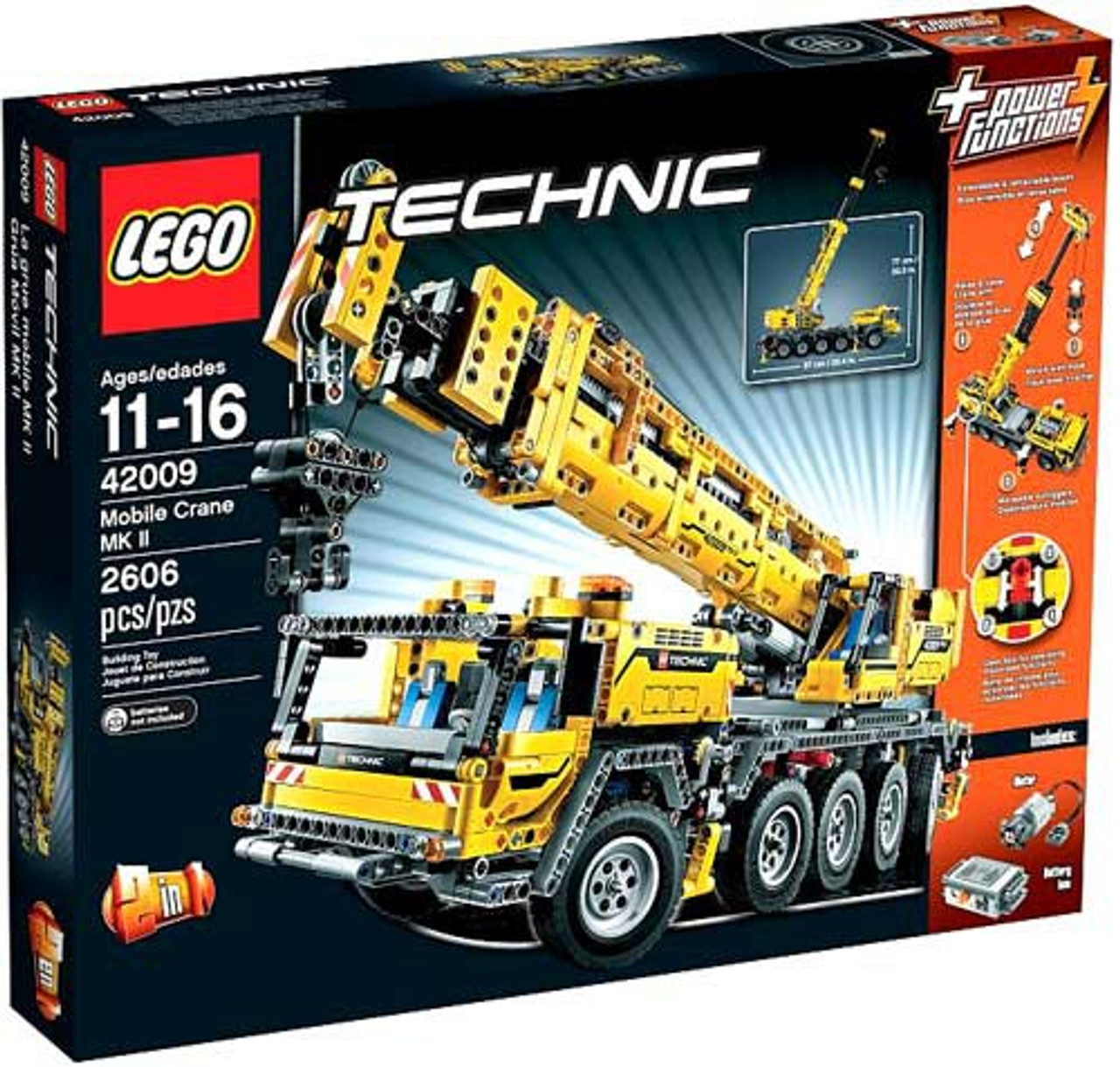 LEGO Technic Power Functions Mobile Crane MK II Set #42009