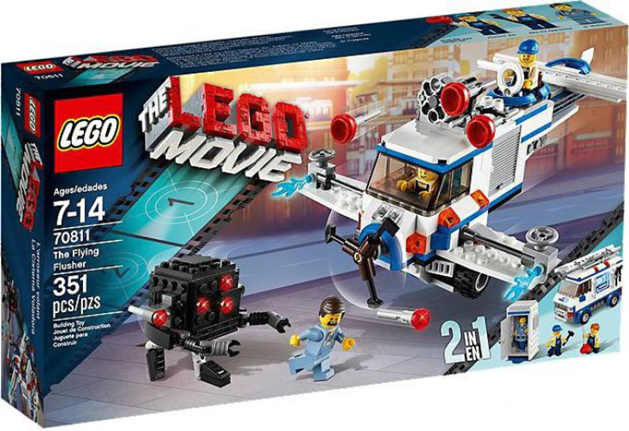 The LEGO Movie The Flying Flusher Exclusive Set #70811