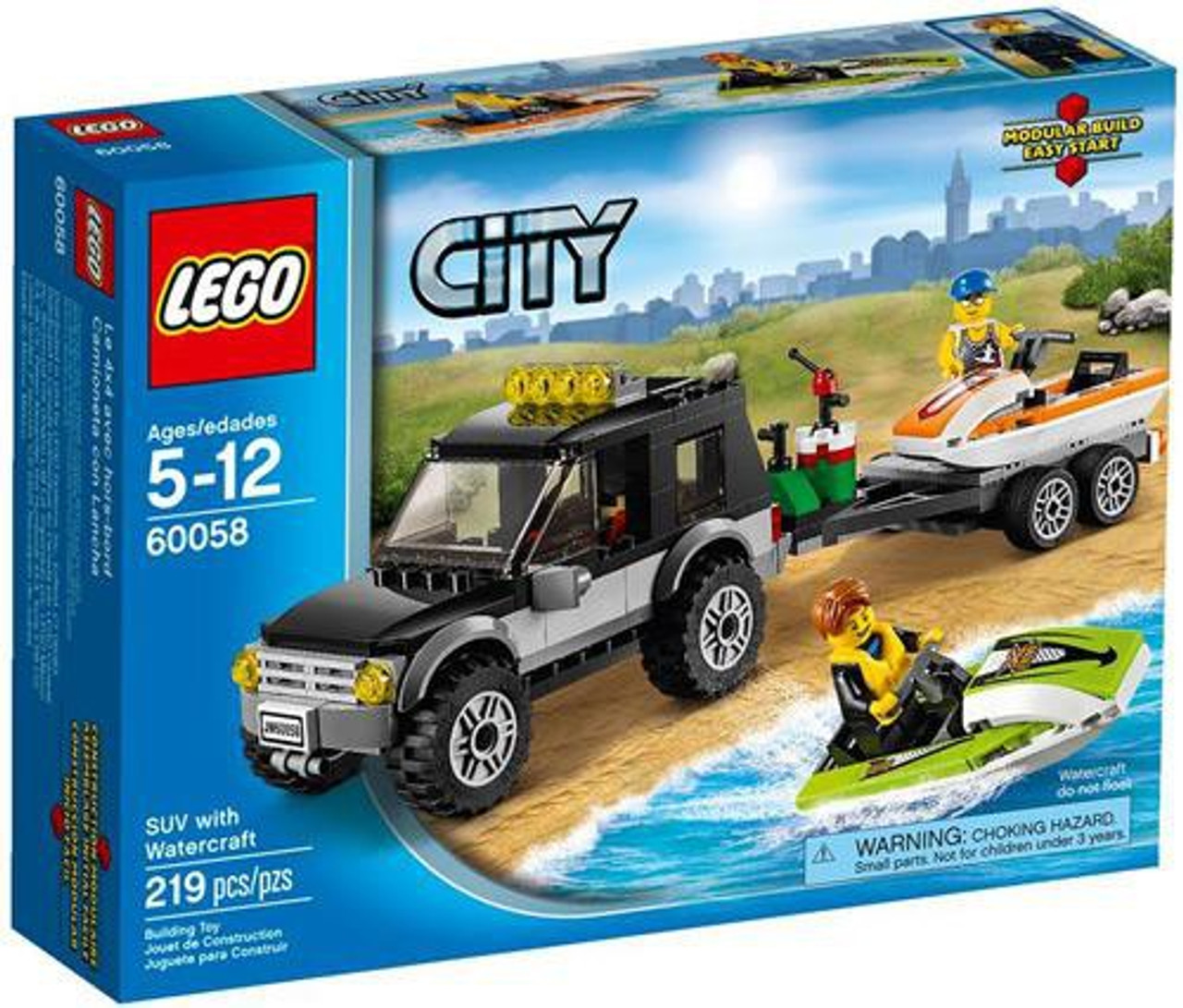 LEGO City SUV with Watercraft Set #60058