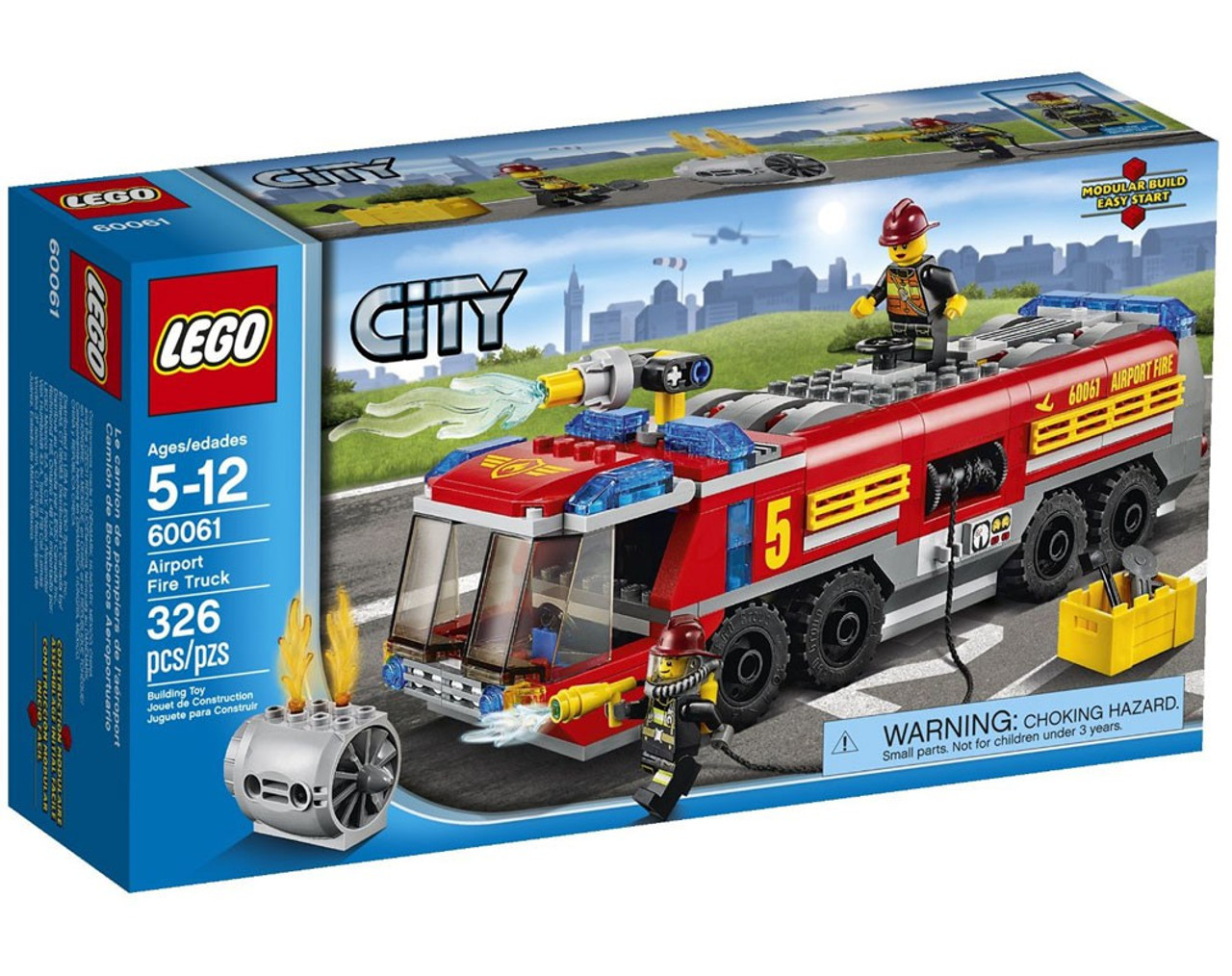 LEGO City Airport Fire Truck Set #60061