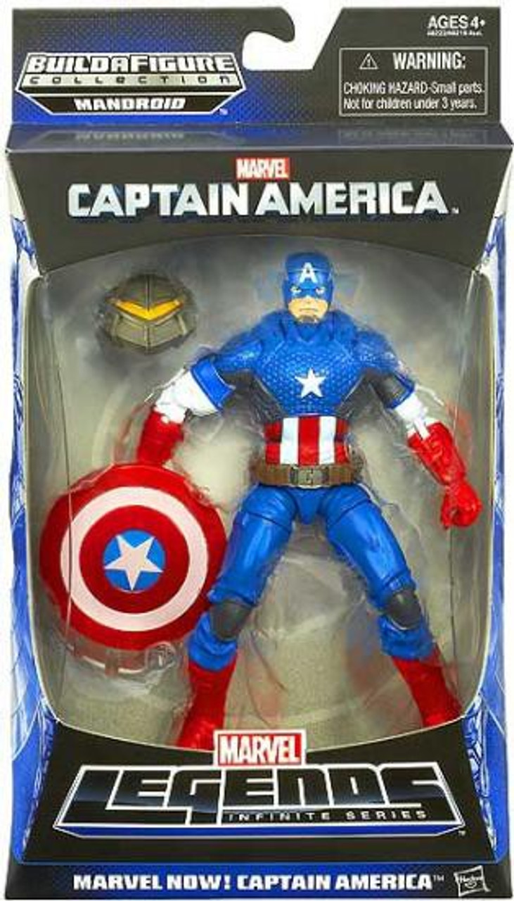 Marvel Legends Mandroid Series 1 Marvel Now! Captain America Action Figure