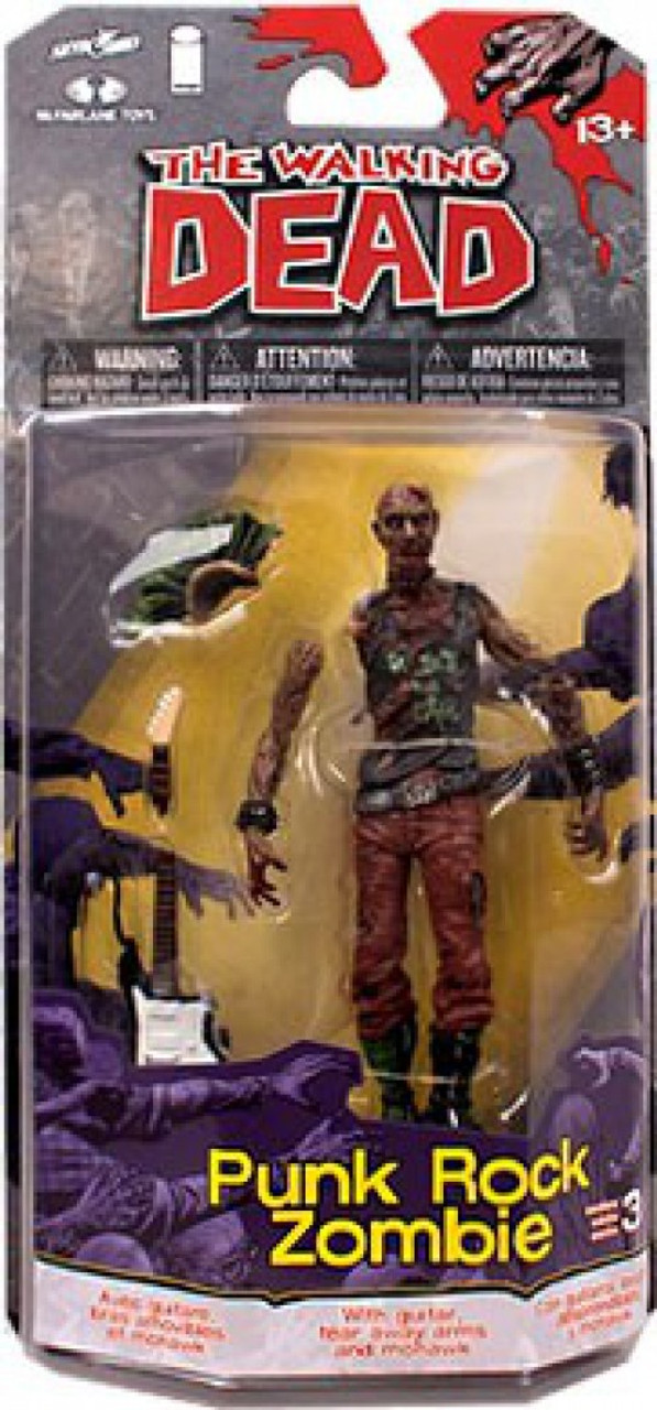 McFarlane Toys Walking Dead Comic Series 3 Punk Rock Zombie Action Figure