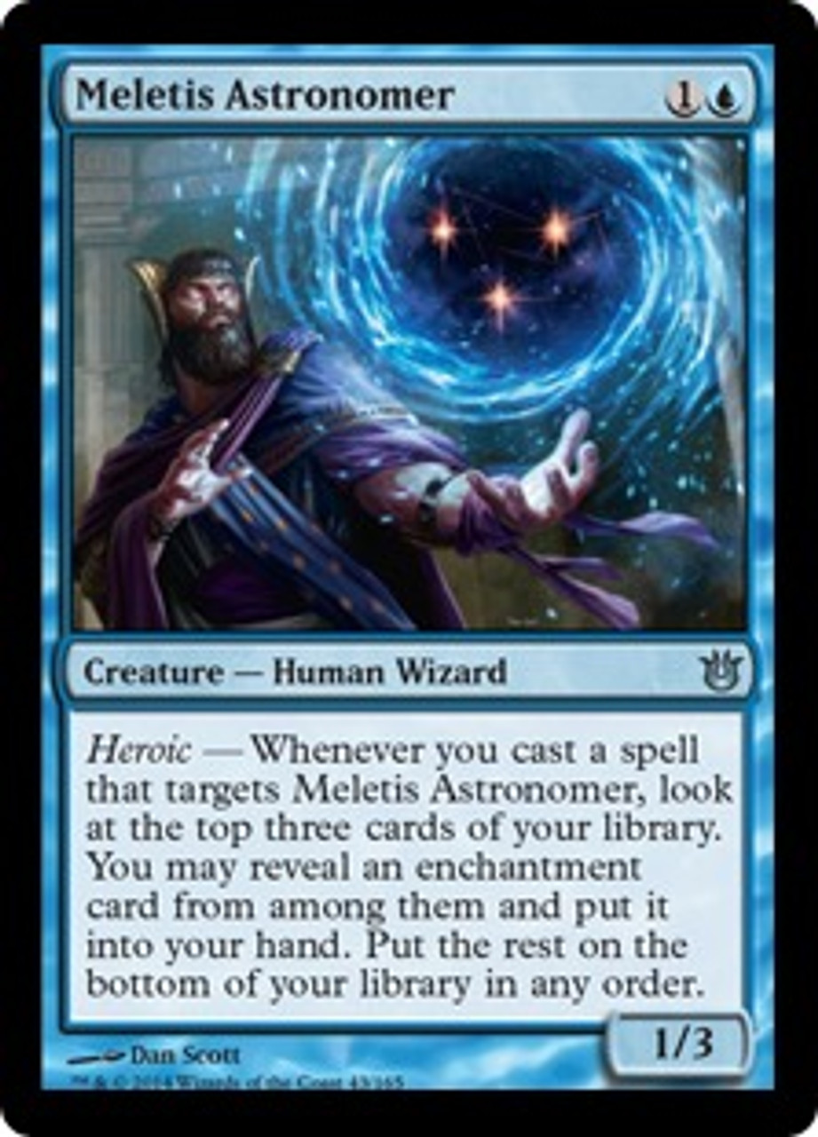 MtG Born of the Gods Uncommon Meletis Astronomer #43