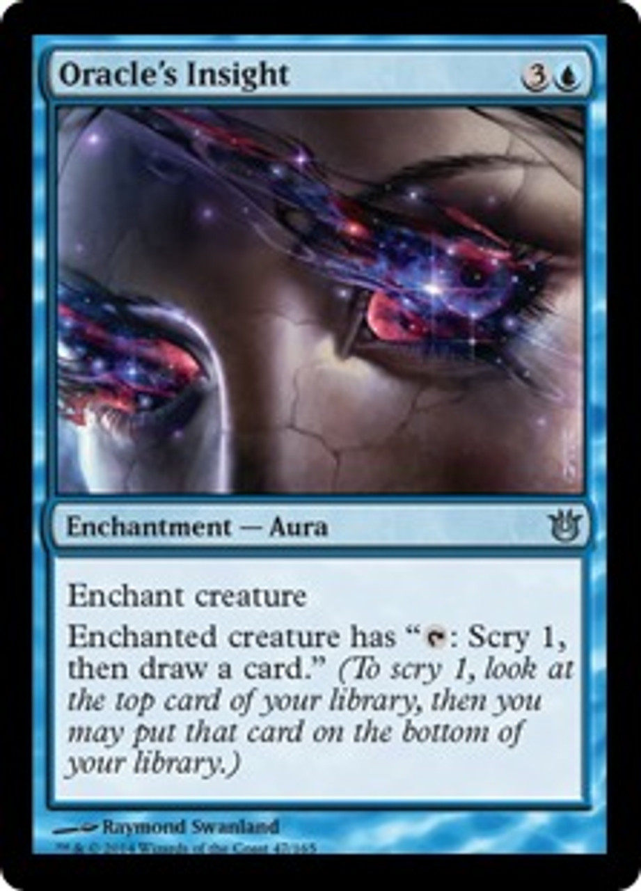 MtG Born of the Gods Uncommon Oracle's Insight #47