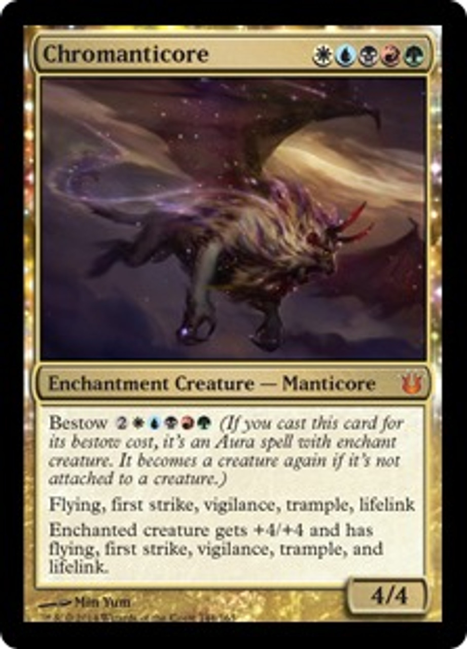 MtG Born of the Gods Mythic Rare Chromanticore #144