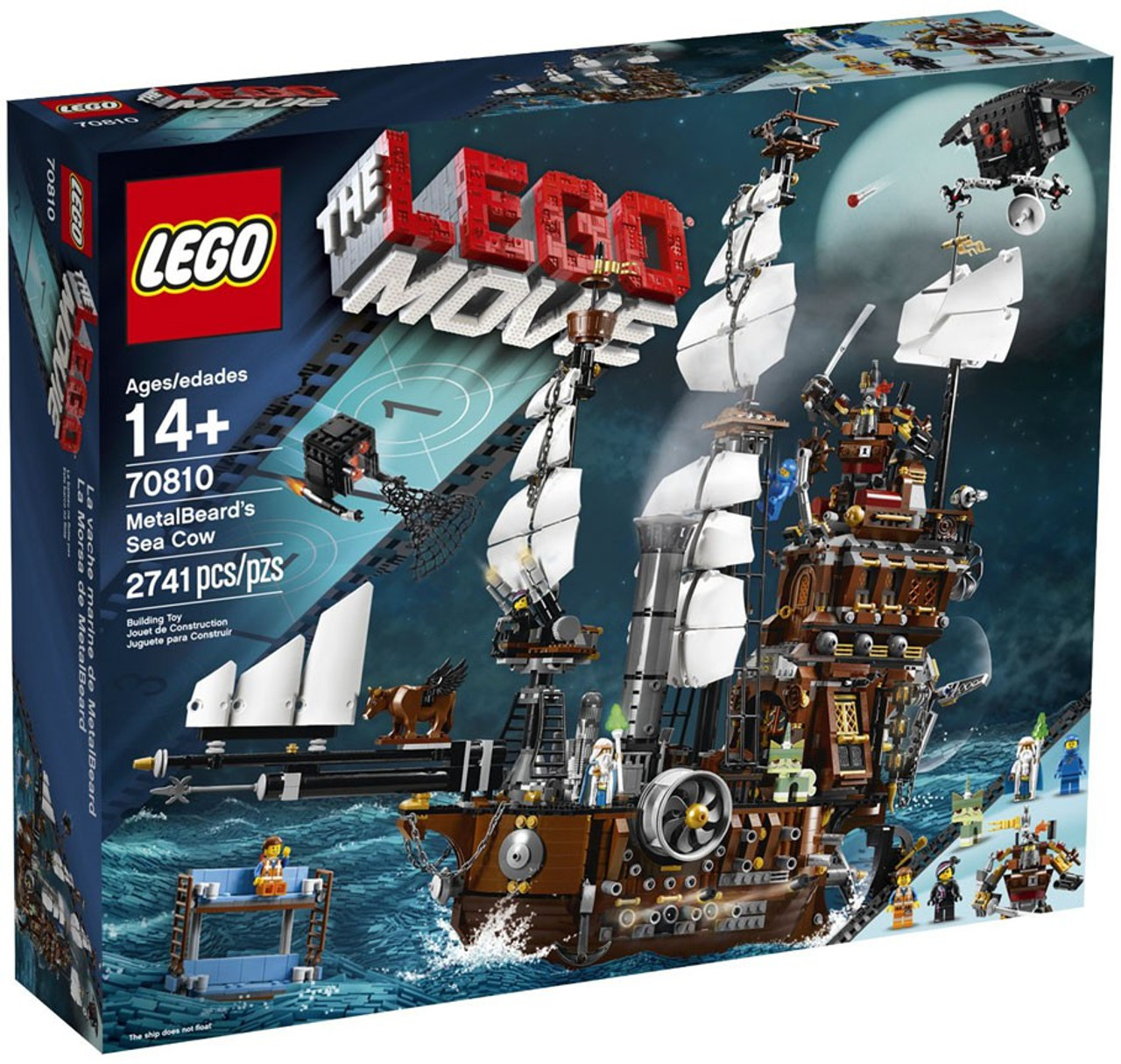 The LEGO Movie MetalBeard's Sea Cow Set #70810