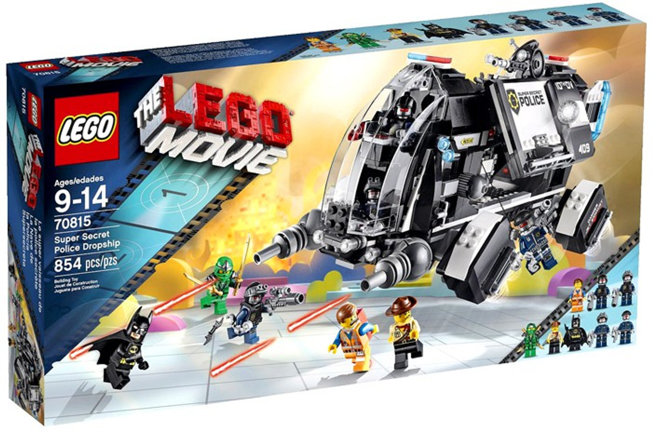The LEGO Movie Super Secret Police Dropship Set #70815