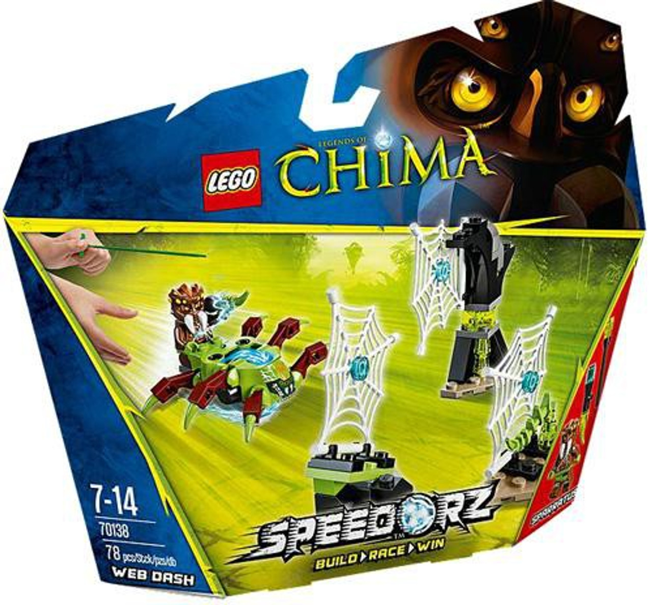 LEGO Legends of Chima Web Dash Set #70138