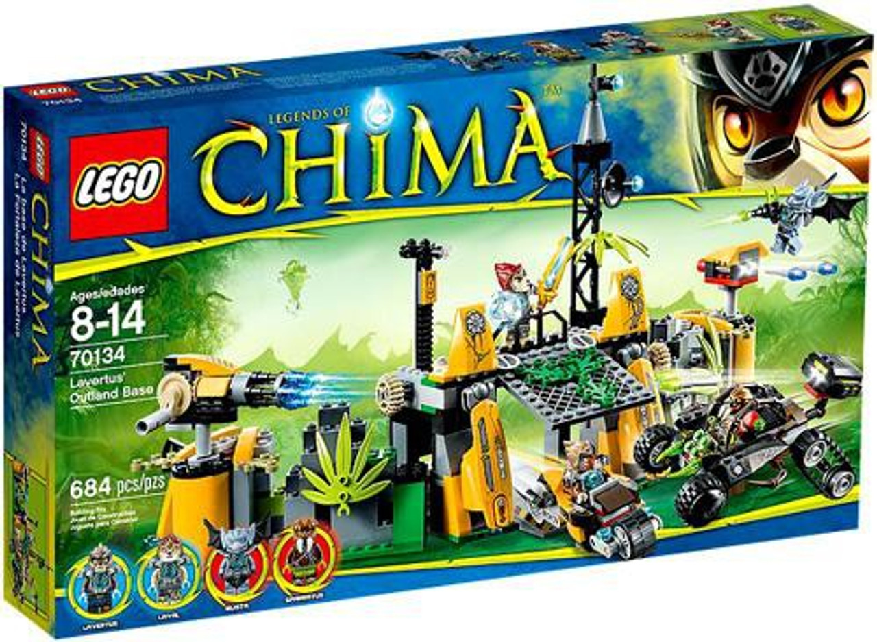 LEGO Legends of Chima Lavertus' Outland Base Set #70134