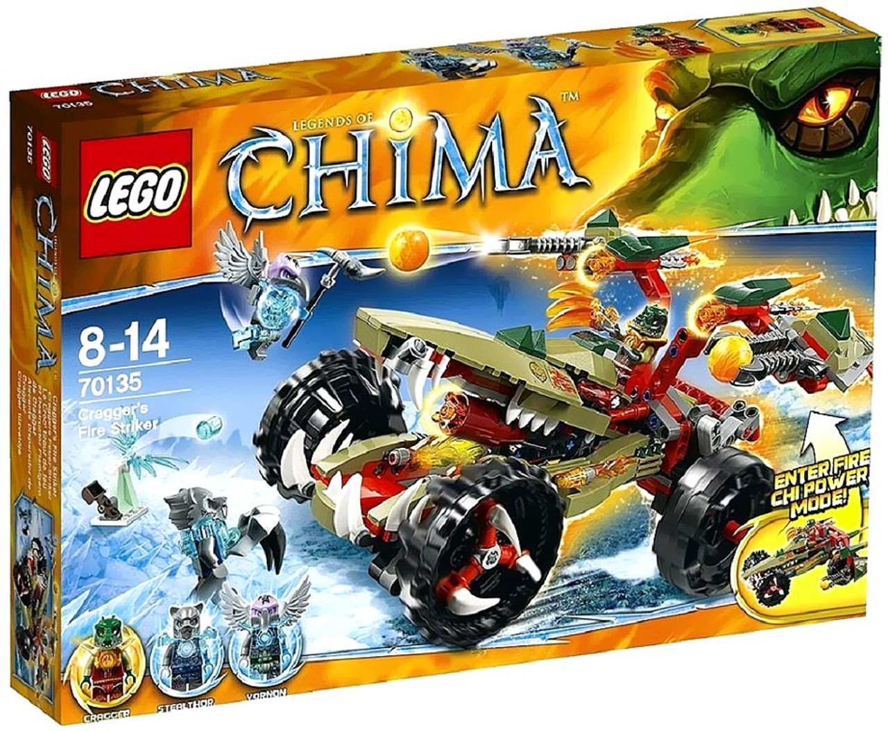 LEGO Legends of Chima Cragger's Fire Striker Set #70135