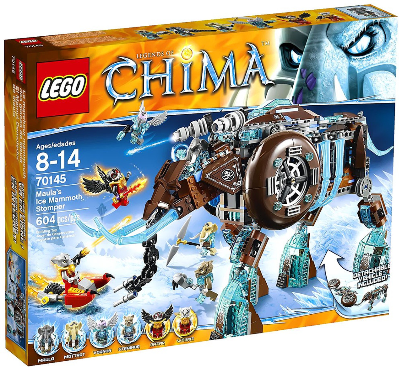 LEGO Legends of Chima Maula's Ice Mammoth Stomper Set #70145