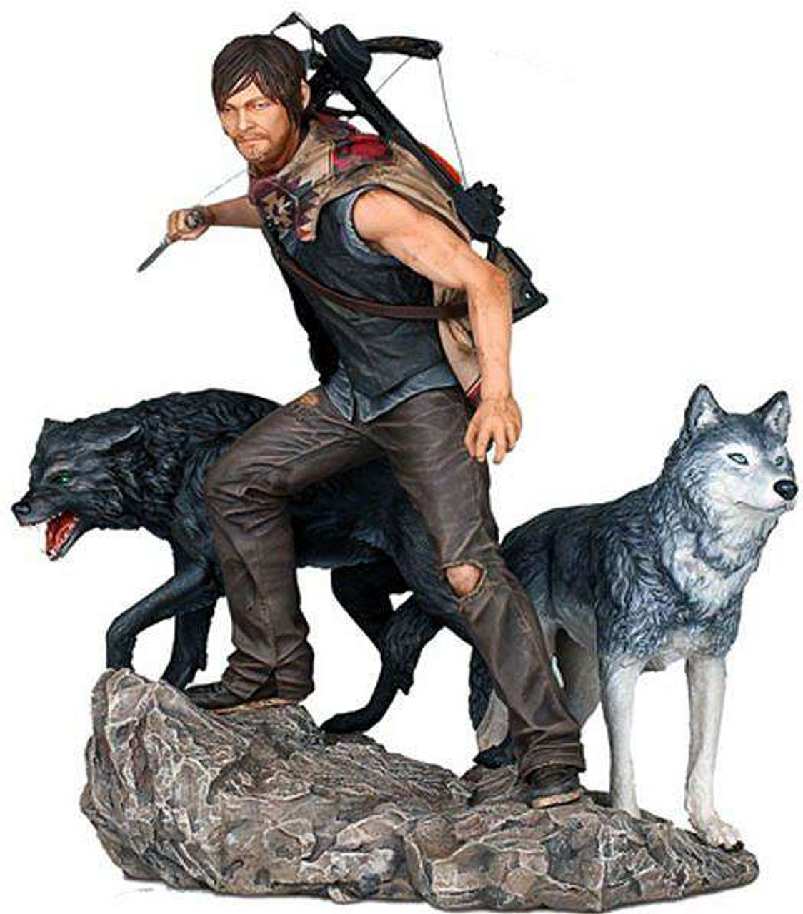 The Walking Dead AMC TV Daryl Dixon & The Wolves Statue