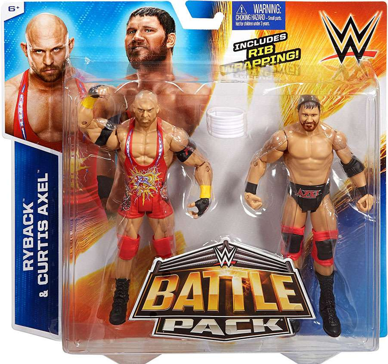 WWE Wrestling Series 35 Ryback Curtis Axel 6 Action Figure 2-Pack ...