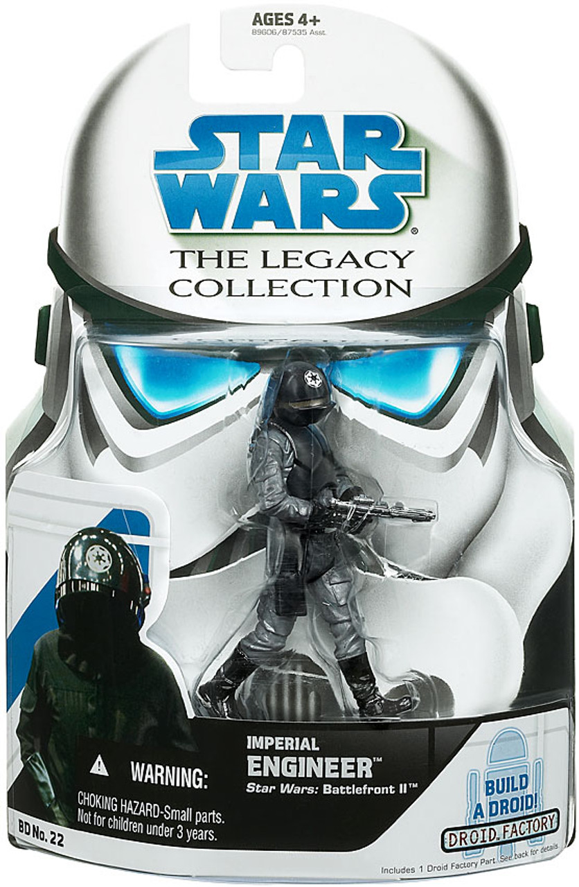 Star Wars A New Hope Legacy Collection 2008 Droid Factory Imperial Engineer Action Figure BD22