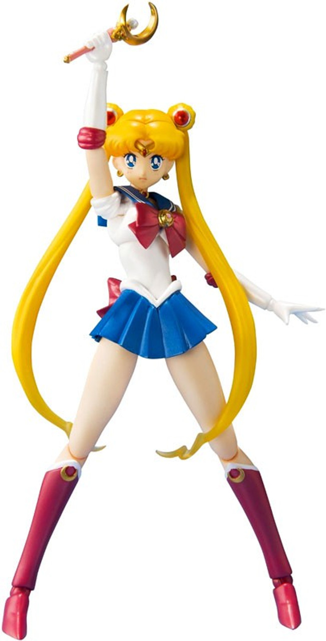 Sailor Moon S.H. Figuarts Pretty Guardian Sailor Moon Action Figure 2nd ... - Sailor Moon S H Figuarts Sailor Moon Action Figure BanDai Japan 17  27136.1461383911