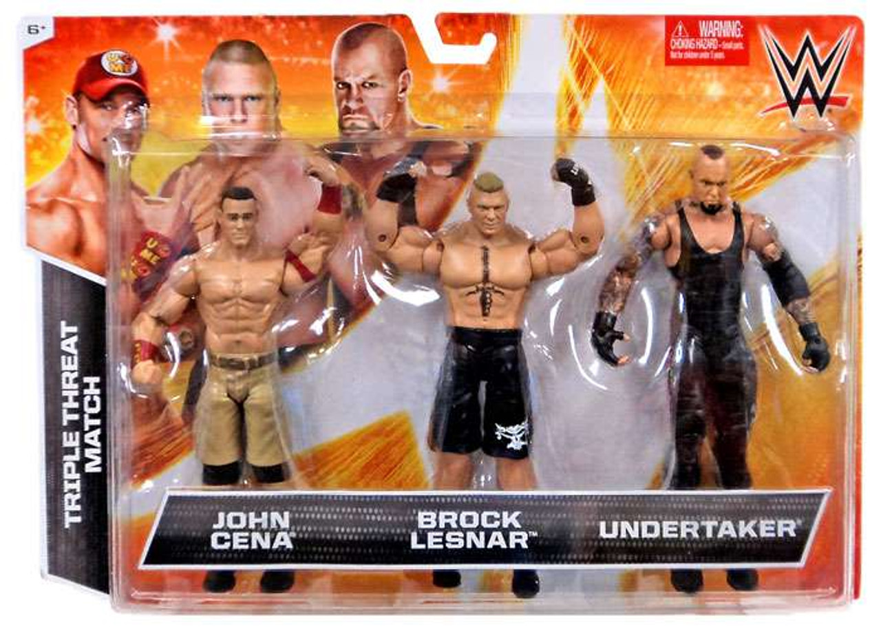 WWE Wrestling John Cena, Brock Lesnar Undertaker Exclusive ...