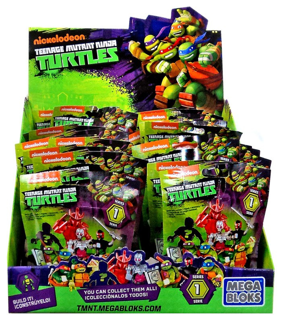 Mega Bloks Teenage Mutant Ninja Turtles Animation Series 1 Mystery Box