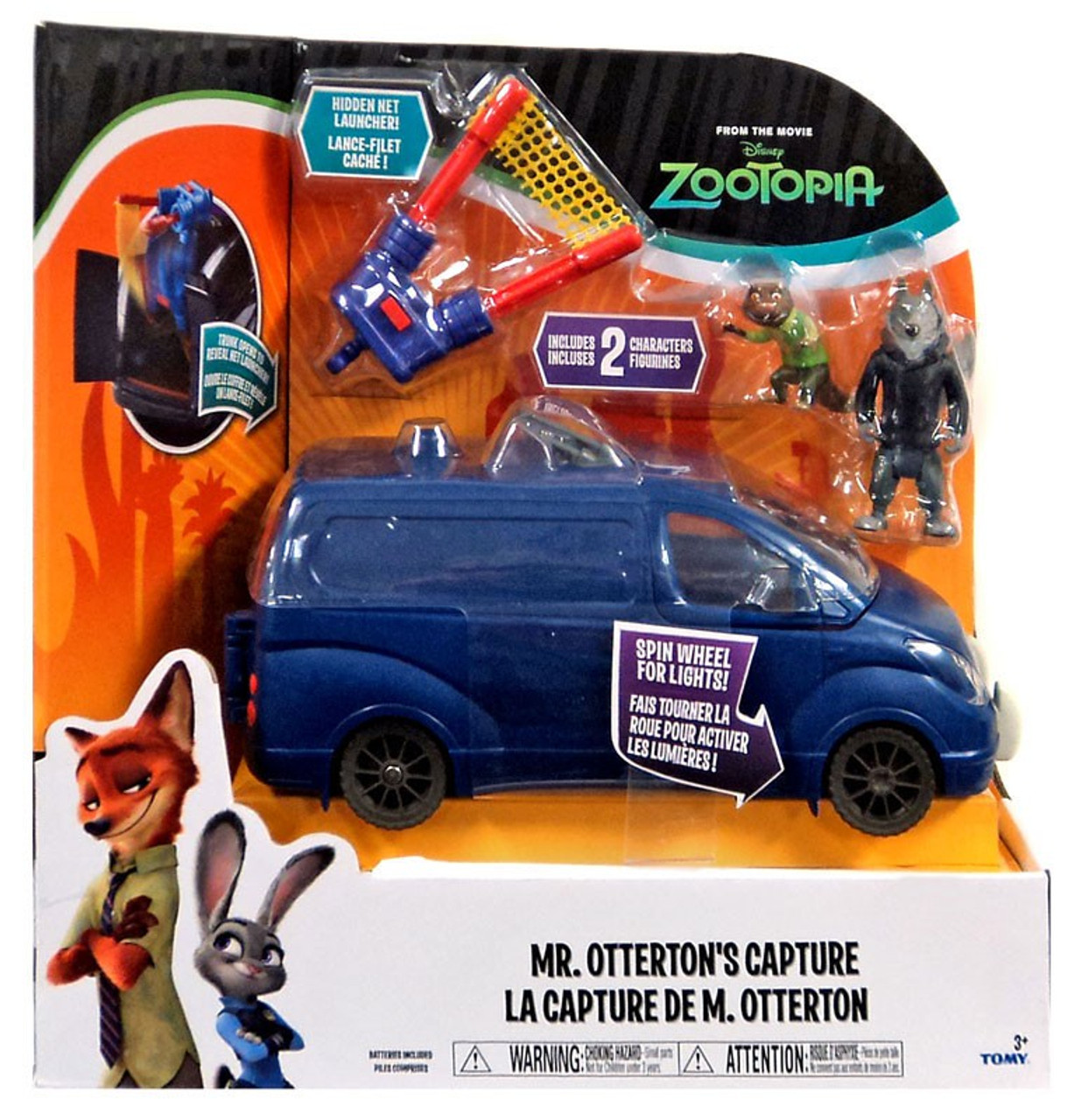 Disney Zootopia Mr. Ottertons Capture Exclusive Vehicle Figure TOMY