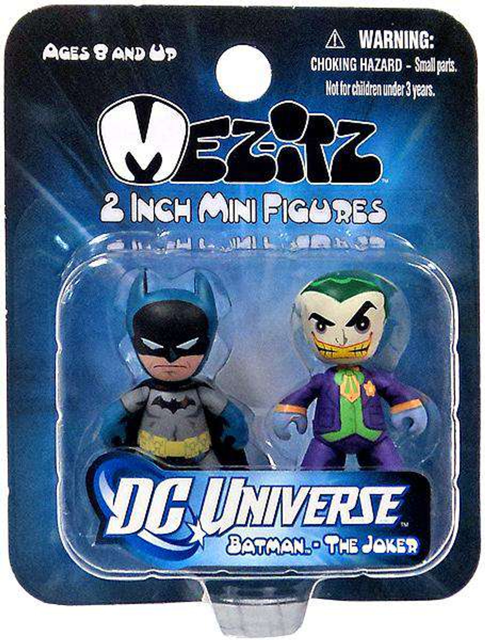Mini Mez-Itz Series 1 Batman & The Joker 2-Inch Vinyl Figure 2-Pack