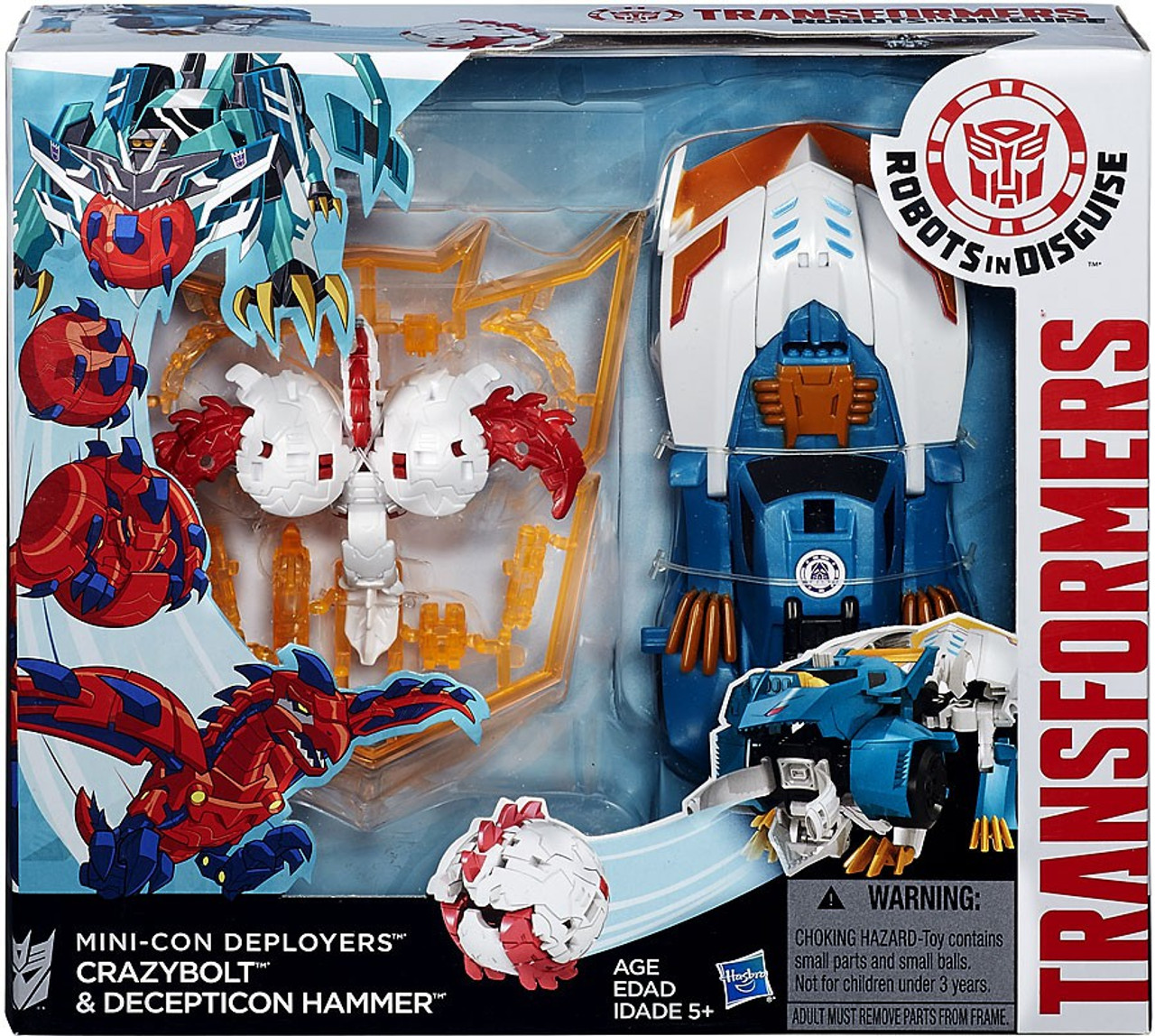 Transformers Robots In Disguise Minicon Deployers Crazybolt Decepticon   Crazybolthammer  69992.1465621896 