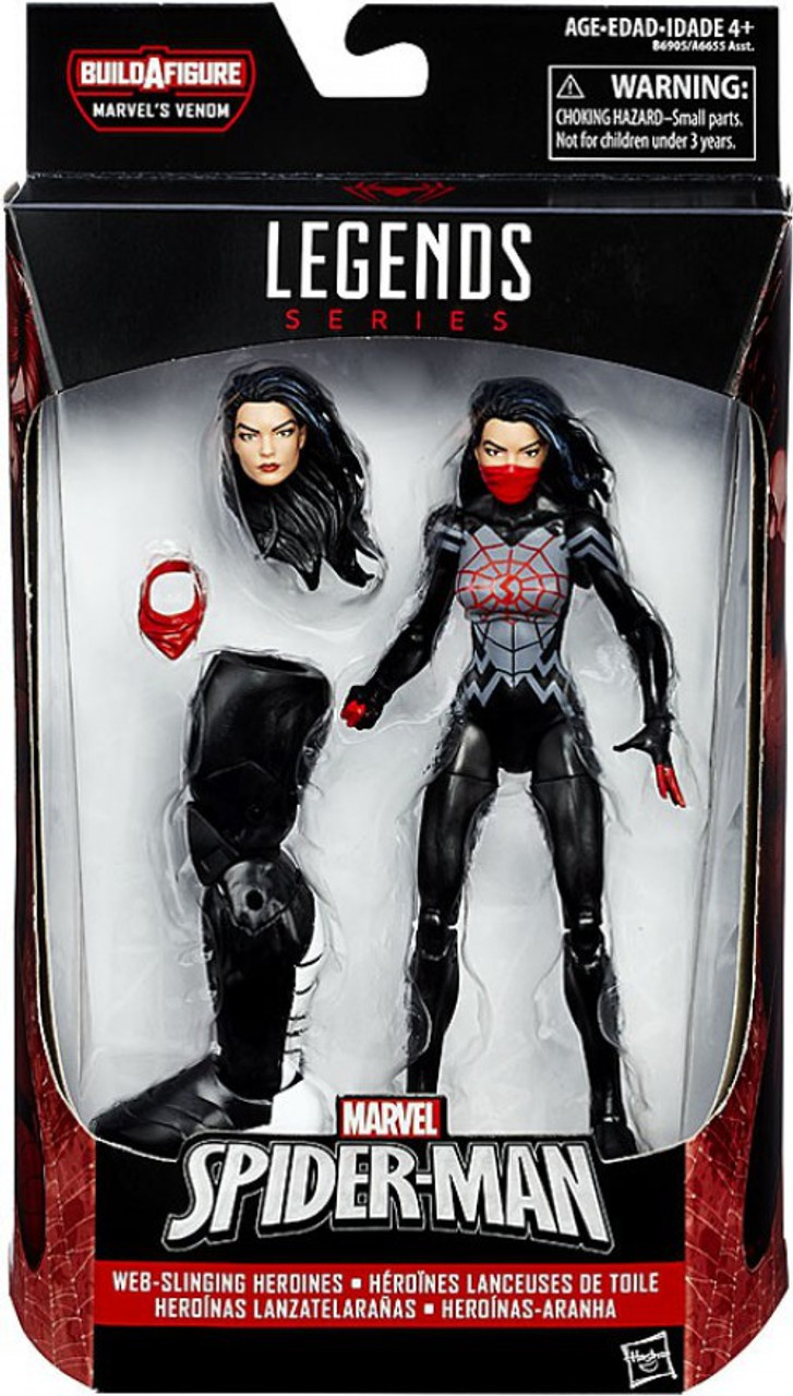 Marvel Legends Spider-Man Venom Series Silk 6 Action ...