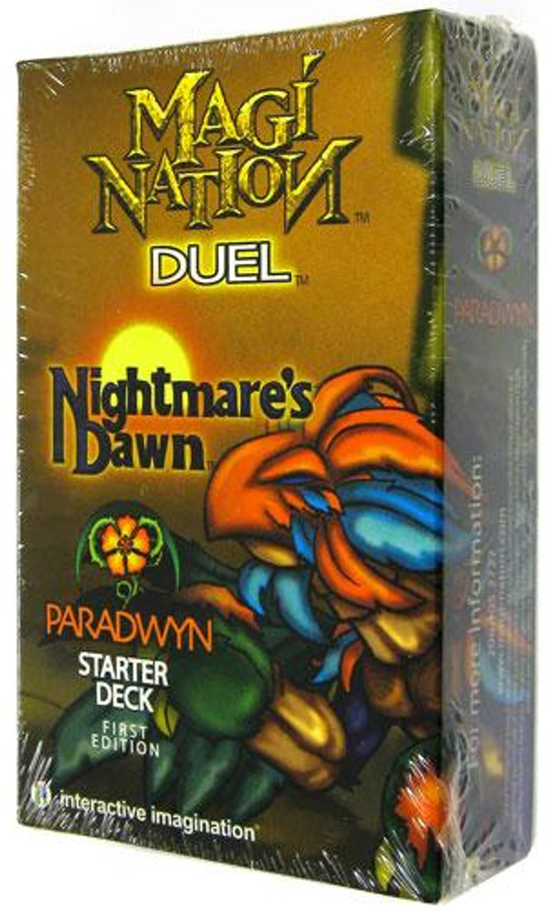 Magi Nation Duel Nightmare's Dawn Paradwyn Starter Deck